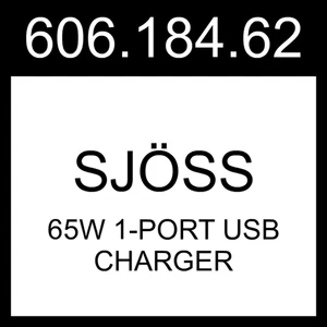 IKEA SJOSS SJÖSS 65W 1-Port USB Ladegerät 606.184.62 - Bild 1 von 1