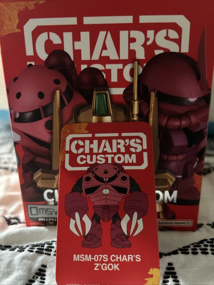 Figura Caja Ciega Personalizada Bandai QMSV Mini Gundam Char Confirmada MSM Z Gok Foto 1 de 1