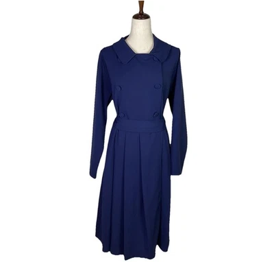 Sobretudo novo com etiquetas menina com curvas azul envoltório 1X Regencycore Royal Academia Corpcore - Imagem 1 de 4