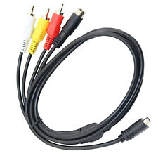 Av A/V Audio Video Tv-Out Cable/Cord/Lead For Sony Handycam Dcr-Hc52/e Camcorder