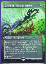 Sword of Feast and Famine (Borderless) Double Masters # 364 MTG MINT!