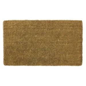 Alfombra de puerta de entrada raspador de coco natural JVL Ryburn, 45 x 75 cm - Imagen 1 de 4