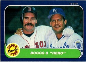 1986 Fleer Wade Boggs / George Brett SSS  634