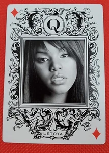Tarjeta coleccionable promocional de música de LeToya Luckett rara Capitol Records - Imagen 1 de 2