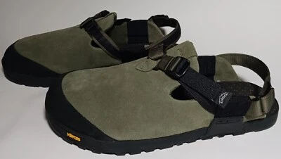 Sandalias Bedrock Mountain Zueco Gamuza Cuero, Sagebrush, Para Hombre 12 Foto 1 de 4