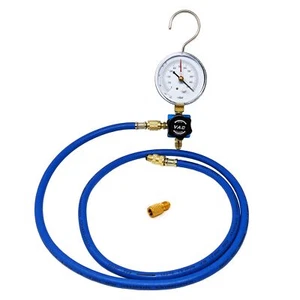 Split-Klimageräte-Service-Set Vakuum-Manometer mit Schlauch 1,5m R32 R410 R407c - Bild 1 von 4