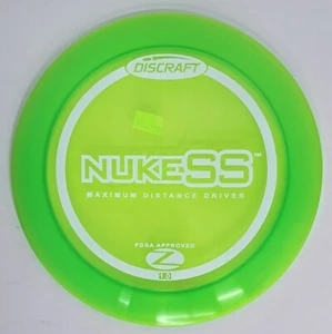 New Discraft First Run Nuke SS - Green with White Stamp 170-172 Z Plastic Driver - Picture 1 of 3
