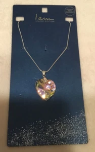 NEW I am Crystals by Swarovski Heart Pendant Necklace Valentine’s Day - Picture 1 of 1