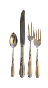 Reed & Barton Silver Sterling, Silver Wheat 4 Piece Place Setting - Picture 1 of 4