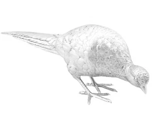 Antique George V Sterling Silver Bird Ornament (1926) - Picture 1 of 10