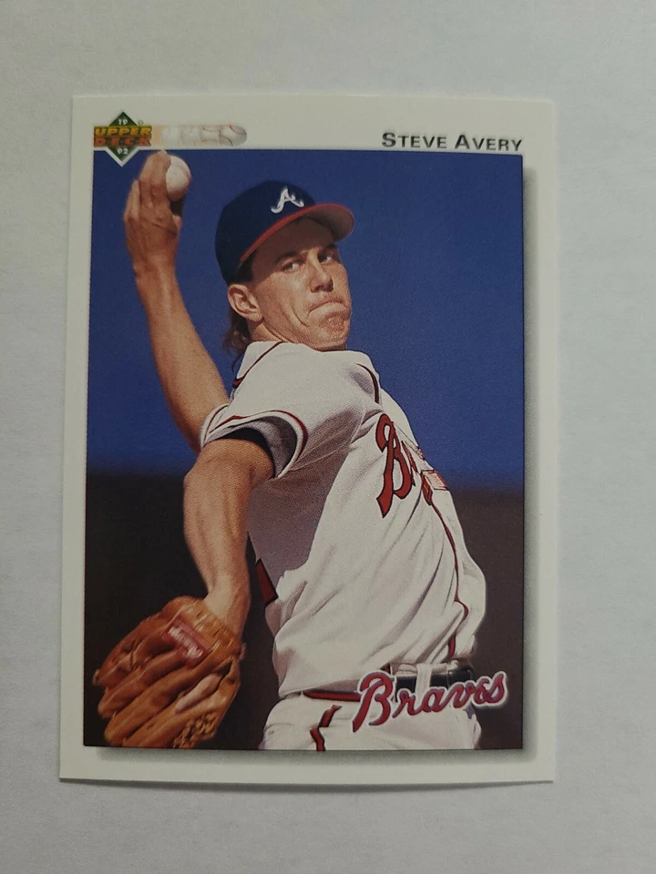 STEVE AVERY 1992 UPPER DECK BASEBALL CARD # 475 D8353 - Image 1 of 1