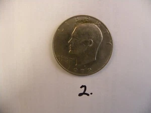 1972-D Eisenhower Dollar 1 1/2" Diameter (#2 / Not Professionally Graded) - Picture 1 of 2