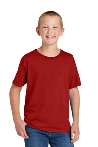 Jerzees Youth HiDENSI-T Cotton Unisex T-Shirt 363Y - Picture 1 of 5