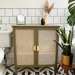 Poignées De Cabinet De Porte En Laiton Rayées En Demi-Lune Art Déco Moderne - Foto 1 di 6