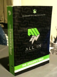 CSB THE ATHLETE'S BIBLE (2014, PB) Red Lettered: Fellowship of Christian - Picture 1 of 9