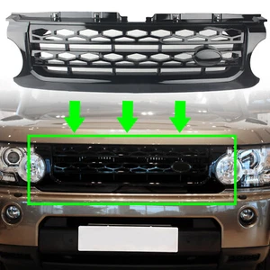 Front Grille Mesh Grill Vent Fits for Land Rover Discovery 4 LR4 2010-2013 2012 - Picture 1 of 14