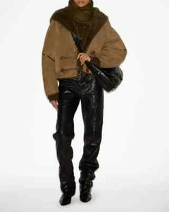 NEW Isabel Marant Women Amiel Coat Amiel Short Shearling Coat (Replica) - Picture 1 of 8