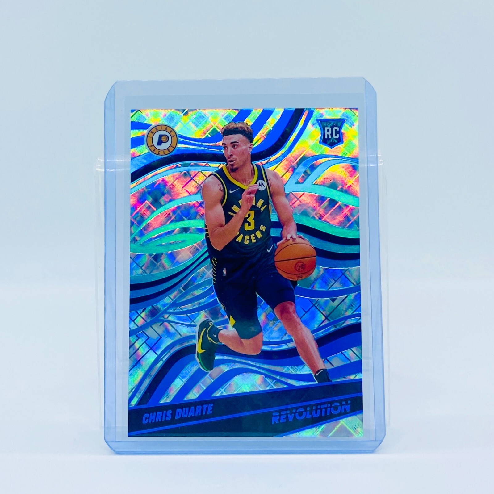 2021-22 Revolution Chris Duarte Pacers #139 Rookie RC Cosmic /99