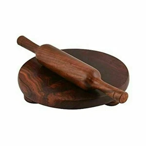 Chakla Belan Wooden Handmade Kitchen Item - Picture 1 of 6