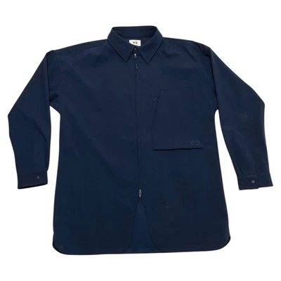 Sobrecamisa Y-3 Adidas Ripstop Para Hombre Talla XL Azul Claro Chaqueta Militar Foto 1 de 4