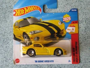 Hot Wheels H5P 176 1996 DODGE VIPER GTS yellow 2025 176/250 CaseP New Casting - Picture 1 of 2