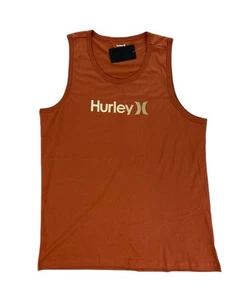 NEW Hurley Logo Sleeveless Graphic Tank Top Shirt Brush Fire Mens Size XL - Picture 1 of 6