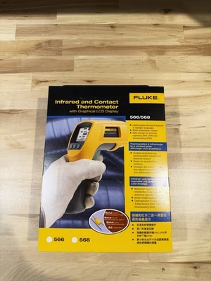 TERMÓMETRO INFRARROJO Y CONTACTO FLUKE 568 CON PANTALLA LCD GRÁFICA (NUEVO PRECINTADO) Foto 1 de 4