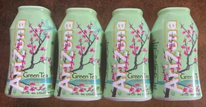 VIER (4) Arizona 0 cal Wasserverstärker grüner Tee mit Ginseng und Honig, 1,62 flüssige Unzen - Bild 1 von 5