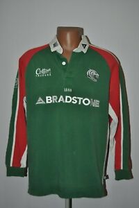 Leicester Tiger 2003/04 home Union Rugby Jersey Long sleeve Cotton traders HR1