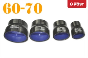 Manguera reductora recta de tubo de aire turbo de silicona de 4 capas 60 mm-70 mm 2,375" 2,75" negra - Imagen 1 de 8