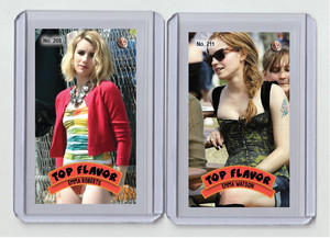 Emma Roberts rare MH Top Flavor #'d x/3 Tobacco card no. 208