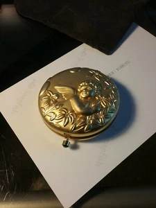 Estee Lauder Perfume Powder Compact Vtg Angel of Harmony Mirror - Picture 1 of 5