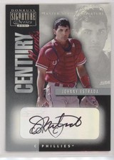 2001 Donruss Signature Series Century Marks Masters Series Johnny Estrada Auto