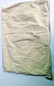 NAUTICA Federe cuscino piccolo in VELLUTO massello beige 15,5" x 11" - Foto 1 di 5