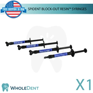 Block-Out Resin™ 1.2ml Syr!nges Bleaching Reservoirs Light Cure Dental Plaster - Picture 1 of 4