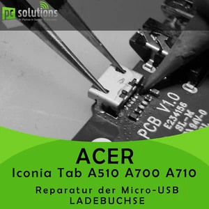 REPARACIÓN Reemplazo USB Toma de carga Puerto ACER Iconia Tab A510, A700, A710 - Imagen 1 de 1