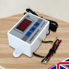 Produktbild - Digital LED Convenient Temperature Controller 12V 24V 110-220V Thermostat Sensor