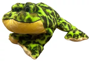 Ganz Webkinz Bullfrog Plush realistic Stuffed Toy Green Frog HM114 No Code - Picture 1 of 10