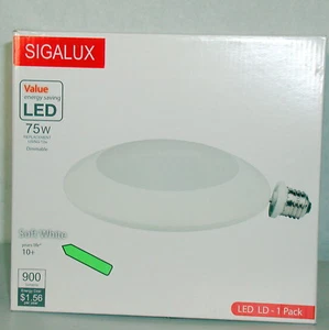 Sigalux Light disk, LED 13 WATT 3000K Soft White, DIMMABLE New - Picture 1 of 8
