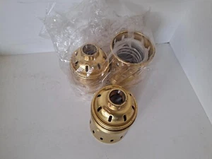 3 piece brass lamp holders, E40, Vossloh, mint condition - Picture 1 of 6