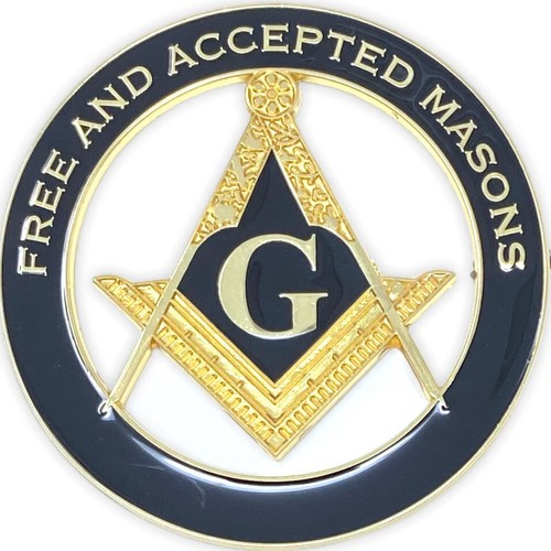 Masonic Free and Accepted Masons Cut-Out Car Emblem | eBay