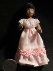 1:12 Doll Hispanic Mexican Girl Child Semi Poseable Mini Ceramic #5318 Thomas