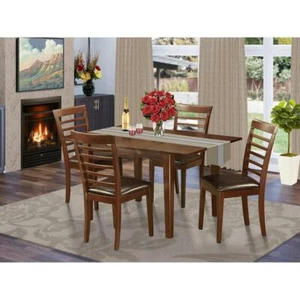 5 Pc Kitchen nook Dining set -small Table with 4 Dining Chairs - Picture 1 of 4
