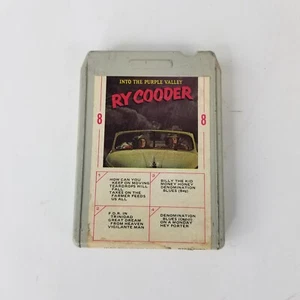 VTG 70s '72 Ry Cooder Into the Purple Valley 8-Track Cartridge TESTED Roots Rock - Picture 1 of 5