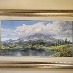 Doug Oliver (1942-2019) - Original Oil On Canvas Painting - High Country ... - Picture 1 of 7