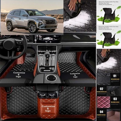 For Hyundai Tucson Car Floor Mats Auto Carpets All Weather Waterproof Foto 1 de 4