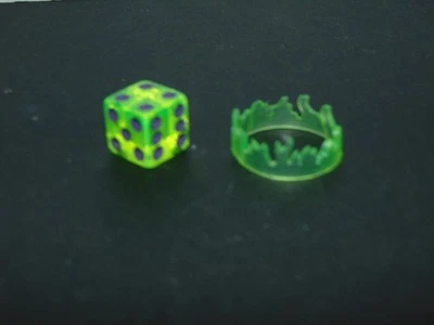 Monopoly Disney Villanos Juego de Mesa Piezas de Repuesto Anillo de Fuego y Dados Foto 1 de 4