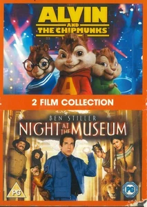 Alvin and the Chipmunks / Night at the Museum (2010) 2 Film DVD Box Set - Picture 1 of 4