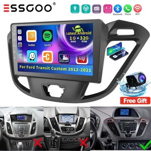 For Ford Transit Custom Apple Carplay Android Auto Car Stereo Radio GPS NAVI 32G - Picture 1 of 14