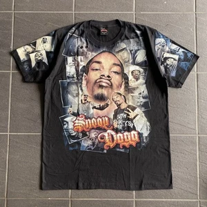 Snoop Dogg Rap Tee Full Print 2-Sided Graphic Shirt Hip Hop Streetwear XL - Foto 1 di 17